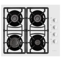 Газовая варочная панель Zanetti ECO 1140 Закаленное стекло / Белый