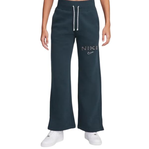 Pantaloni sportivi pentru femei Nike W Phoenix Fleece M / Navy photo 1