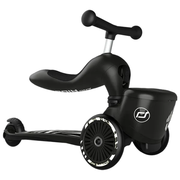 Trotinetă pentru copii cu trei roți Scoot and Ride Highway Kick 1 Lifestyle () 50 kg/ Black photo 1