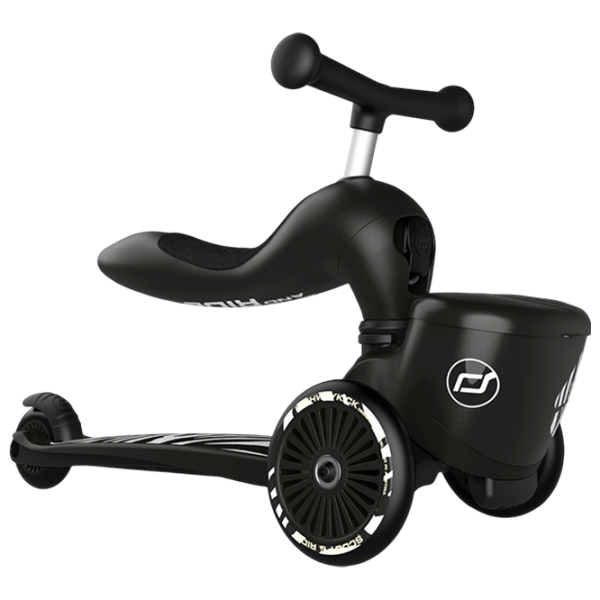 Trotinetă pentru copii cu trei roți Scoot and Ride Highway Kick 1 Lifestyle () 50 kg/ Black photo 1