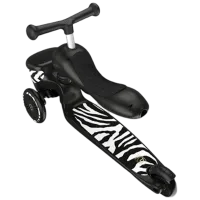 Детский трёхколёсный самокат Scoot and Ride Highway Kick 1 Lifestyle () 50 кг/ Черный photo 2