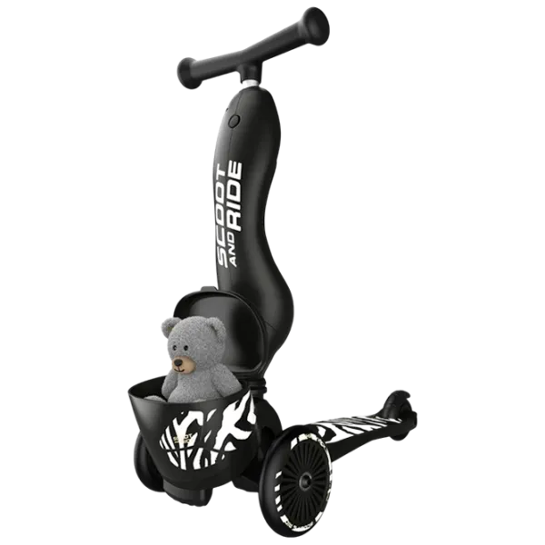 Trotinetă pentru copii cu trei roți Scoot and Ride Highway Kick 1 Lifestyle () 50 kg/ Black photo 4