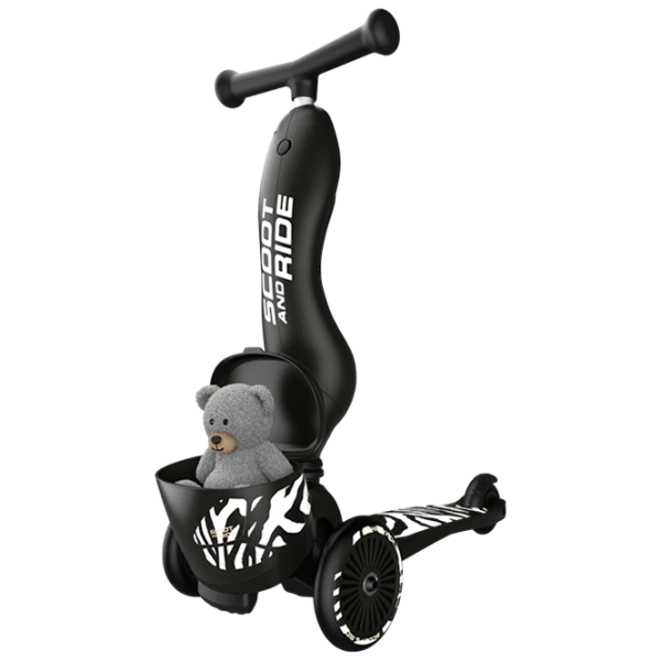 Trotinetă pentru copii cu trei roți Scoot and Ride Highway Kick 1 Lifestyle () 50 kg/ Black photo 4
