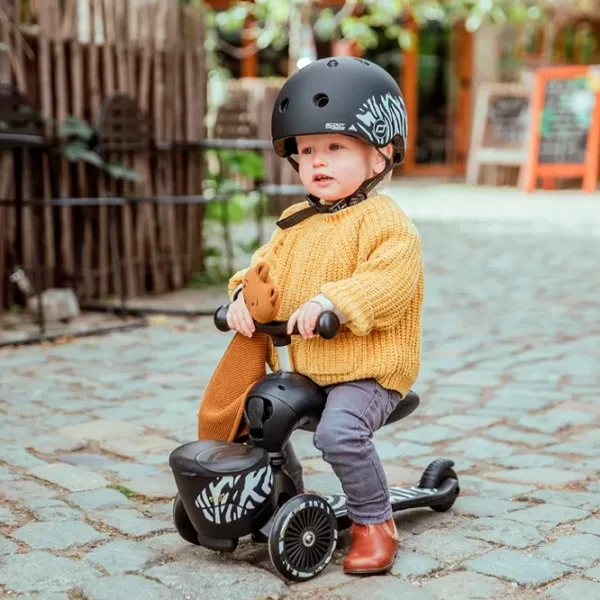 Trotinetă pentru copii cu trei roți Scoot and Ride Highway Kick 1 Lifestyle () 50 kg/ Black photo 5
