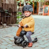 Детский трёхколёсный самокат Scoot and Ride Highway Kick 1 Lifestyle () 50 кг/ Черный photo 5
