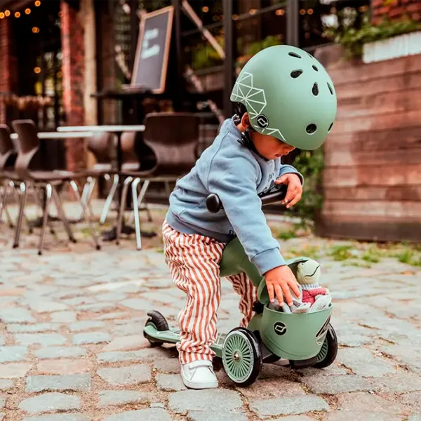 Trotinetă pentru copii cu trei roți Scoot and Ride Highway Kick 1 Lifestyle () 50 kg/ Green photo 5