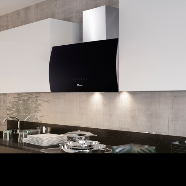 Hotă Tornado Corus 1100 Înclinată/ Black/ Inox photo 5