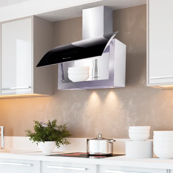 Hotă Tornado Corus 1100 Înclinată/ Black/ Inox photo 6