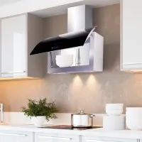 Hotă Tornado Corus 1100 Înclinată/ Black/ Inox photo 6