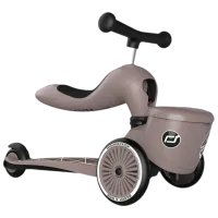 Детский трёхколёсный самокат Scoot and Ride Highway Kick 1 Lifestyle () 50 кг/ Коричневый