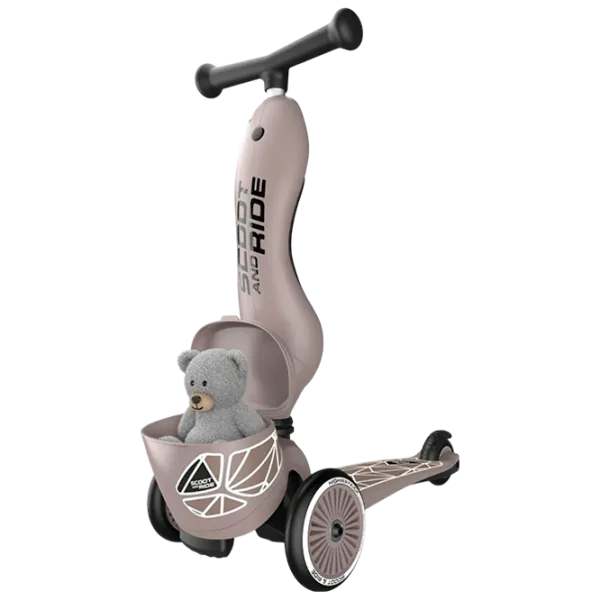 Trotinetă pentru copii cu trei roți Scoot and Ride Highway Kick 1 Lifestyle () 50 kg/ Brown photo 4