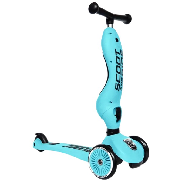 Детский трёхколёсный самокат Scoot and Ride Highway Kick 1 (96352) 50 кг/ Синий photo 2