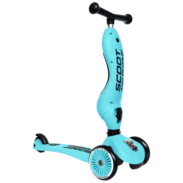 Детский трёхколёсный самокат Scoot and Ride Highway Kick 1 (96352) 50 кг/ Синий photo 2