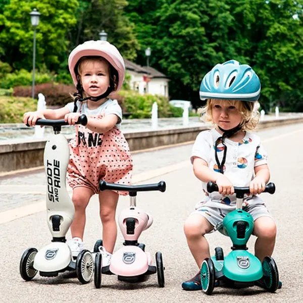 Детский трёхколёсный самокат Scoot and Ride Highway Kick 1 (96352) 50 кг/ Синий photo 4