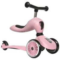 Trotinetă pentru copii cu trei roți Scoot and Ride Highway Kick 1 (96070) 50 kg/ Pink