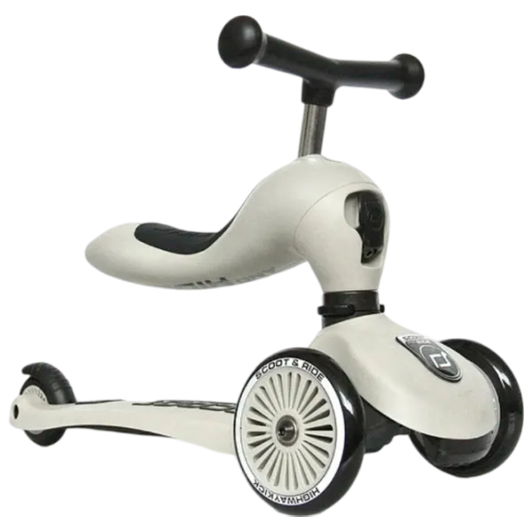 Детский трёхколёсный самокат Scoot and Ride Highway Kick 1 (96068) 50 кг/ Серый photo 1