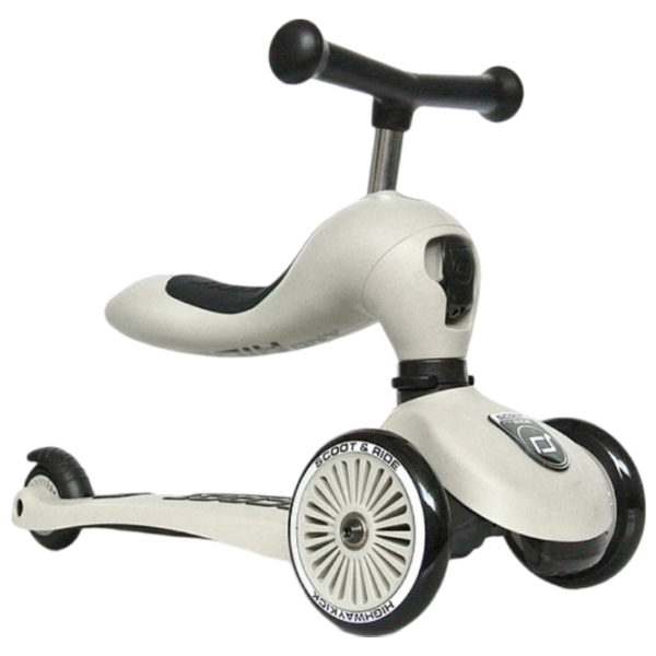 Детский трёхколёсный самокат Scoot and Ride Highway Kick 1 (96068) 50 кг/ Серый photo 1