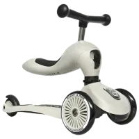 Детский трёхколёсный самокат Scoot and Ride Highway Kick 1 (96068) 50 кг/ Серый
