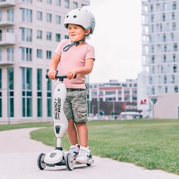 Детский трёхколёсный самокат Scoot and Ride Highway Kick 1 (96068) 50 кг/ Серый photo 3