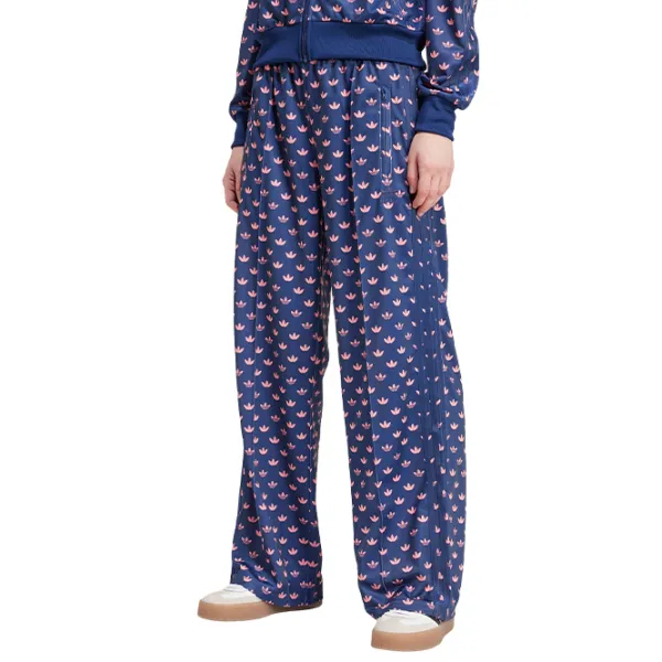 Pantaloni sportivi pentru femei Adidas Monogram Firebird L / Marina Blue photo 1