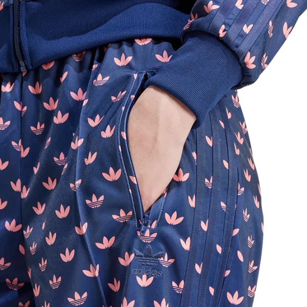 Pantaloni sportivi pentru femei Adidas Monogram Firebird L / Marina Blue photo 4