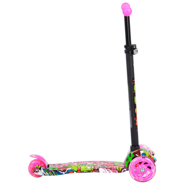 Детский трёхколёсный самокат Moni Rapture (3800146255442) 40 кг/ Розовый photo 2 Детский трёхколёсный самокат Moni Rapture (3800146255442) 40 кг/ Розовый photo 2