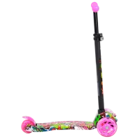 Trotinetă pentru copii cu trei roți Moni Rapture (3800146255442) 40 kg/ Pink photo 2