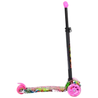 Trotinetă pentru copii cu trei roți Moni Rapture (3800146255442) 40 kg/ Pink photo 3