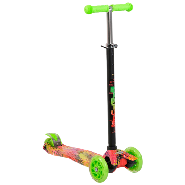 Trotinetă pentru copii cu trei roți Moni Rapture (3800146225674) 40 kg/ Green photo 1 Trotinetă pentru copii cu trei roți Moni Rapture (3800146225674) 40 kg/ Green photo 1