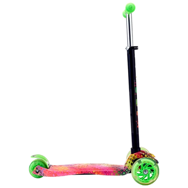 Trotinetă pentru copii cu trei roți Moni Rapture (3800146225674) 40 kg/ Green photo 2 Trotinetă pentru copii cu trei roți Moni Rapture (3800146225674) 40 kg/ Green photo 2