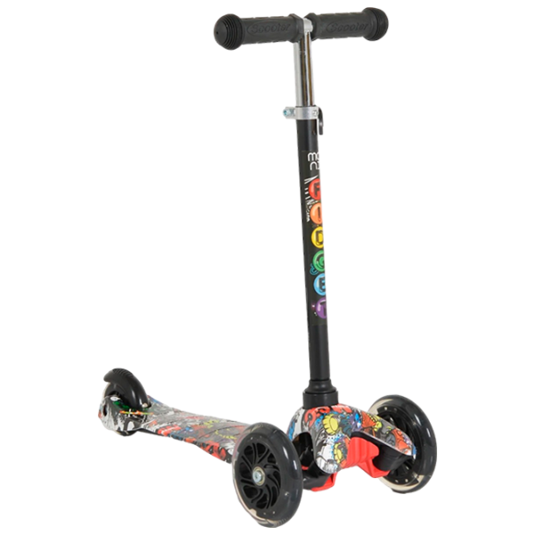 Детский трёхколёсный самокат Moni Fidget (3800146227968) 40 кг/ Черный photo 1