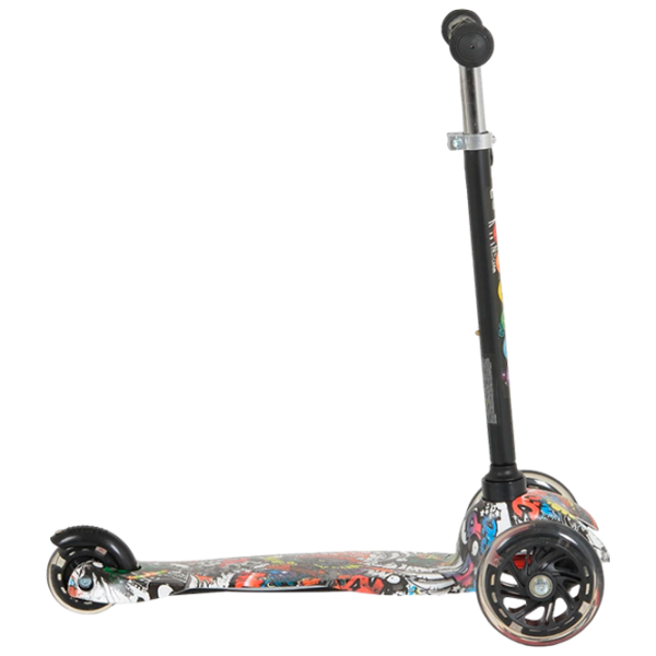 Детский трёхколёсный самокат Moni Fidget (3800146227968) 40 кг/ Черный photo 2