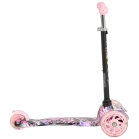 Trotinetă pentru copii cu trei roți Moni Fidget (3800146227951) 40 kg/ Pink photo 2
