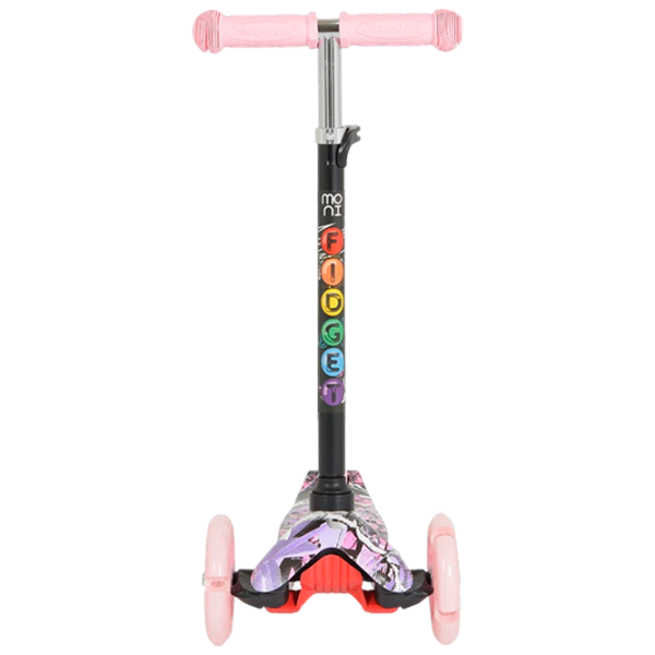 Trotinetă pentru copii cu trei roți Moni Fidget (3800146227951) 40 kg/ Pink photo 4