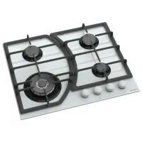 Газовая варочная панель Zanetti 1160 GC TURBO Закаленное стекло / Белый