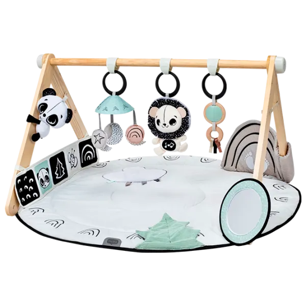 Covoraş pentru joc Tiny Love Black & White Decor () 0+/ Rotund/ White photo 1