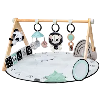 Covoraş pentru joc Tiny Love Black & White Decor () 0+/ Rotund/ White