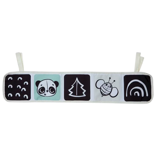Covoraş pentru joc Tiny Love Black & White Decor () 0+/ Rotund/ White photo 5