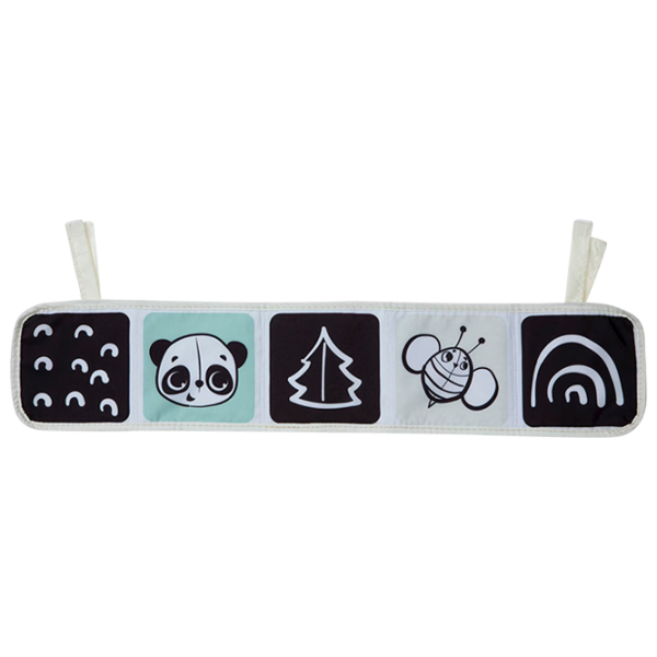 Covoraş pentru joc Tiny Love Black & White Decor () 0+/ Rotund/ White photo 5