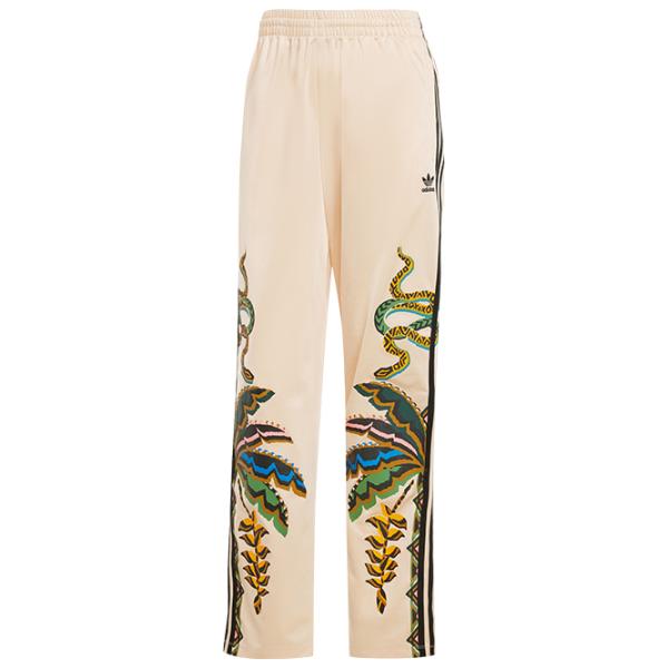 Pantaloni sportivi pentru femei Adidas Farm Rio L / Beige photo 1