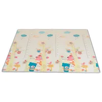 Covoraş pentru joc Moni Forest (3800146224615) 0+/ Dreptunghiular/ Beige