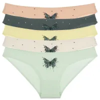 Трусики для женщин Donella 21711193B L / Разноцветный / Cлипы