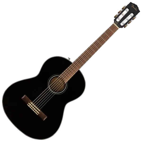 Chitară clasică Fender CN-60S Nylon WF 4/4, Clasică, Black photo 4