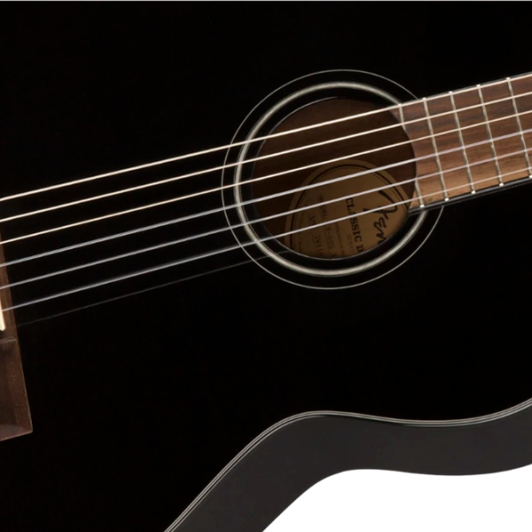 Chitară clasică Fender CN-60S Nylon WF 4/4, Clasică, Black photo 9