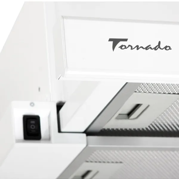 Вытяжка Tornado STORM 700 Телескопическая/ Белый/ Серый photo 2 Вытяжка Tornado STORM 700 Телескопическая/ Белый/ Серый photo 2