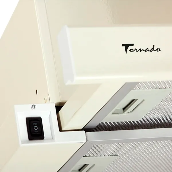 Вытяжка Tornado STORM 700 Телескопическая/ Бежевый/ Серый photo 2 Вытяжка Tornado STORM 700 Телескопическая/ Бежевый/ Серый photo 2