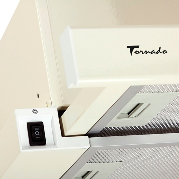 Вытяжка Tornado STORM 700 Телескопическая/ Бежевый/ Серый photo 2 Вытяжка Tornado STORM 700 Телескопическая/ Бежевый/ Серый photo 2