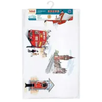 Covoraș de baie Tatkraft 14923 Microfibră / White photo 2