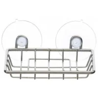 Мыльница Axentia 702263 Нержавеющая сталь / Прямоугольная