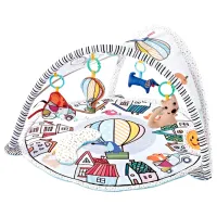 Covoraş pentru joc Kikka Boo Sky City (3801201012628) 0+/ Rotund/ White